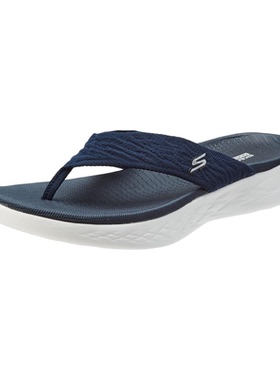 Skechers/斯凯奇女鞋拖鞋人字拖沙滩平底休闲夏季经典夹趾140037