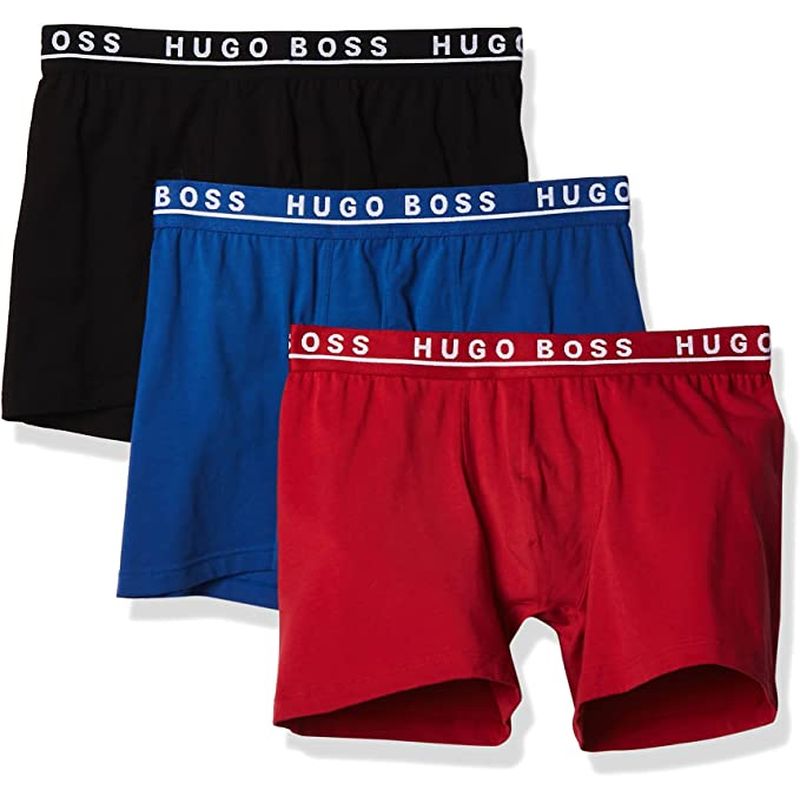 hugoboss男内裤红色平角透气