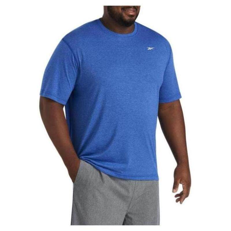 reebok男t恤简约休闲圆领短袖柔软舒适夏季透气干爽跑步正品g7716