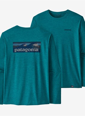 巴塔哥尼亚PATAGONIA男款长袖T恤打底套头圆领速干吸汗美版45170