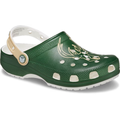 卡骆驰Crocs洞洞鞋沙滩鞋男女款拖鞋情侣款凉鞋NBA密尔沃基雄鹿队