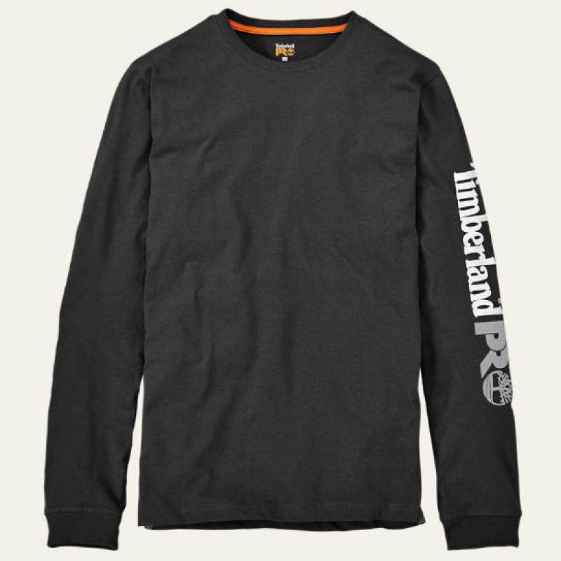 timberland/添柏岚男士t恤长袖圆领休闲logo正品a1hrv015