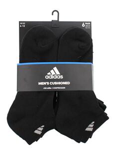 袜子短筒六双装 纯色舒适透气正品 阿迪达斯男士 Adidas L5758T