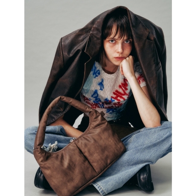 登望DengWang 咖色单肩包包女大容量单肩斜挎包休闲百搭通勤包包