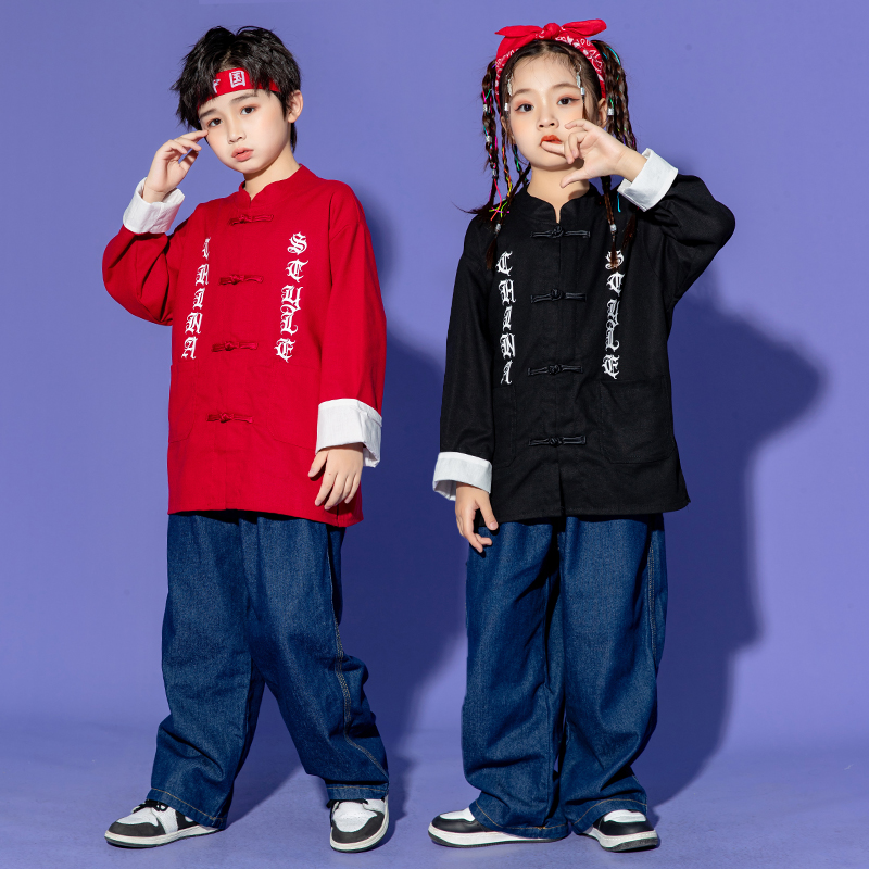 街舞爵士舞中国风男女童