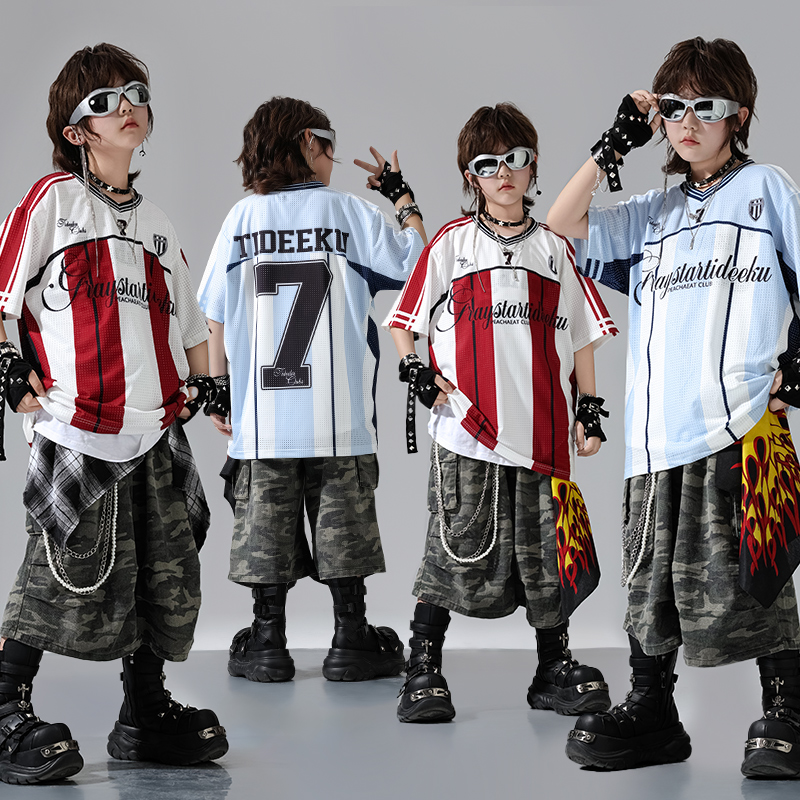 儿童街舞演出服爵士舞表演服