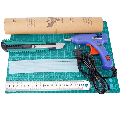 沙盘模型椴木层板diy手工打磨木条木棒迷你手锯木头 木板工具套装