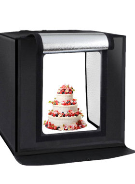 PULUZ胖牛60cmLED摄影棚小型柔光摄影箱拍照灯箱摄影器材摄影套装