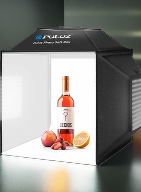 40cm小型摄影棚LED折叠产品拍照灯箱简易拍摄灯补光柔光箱珠宝