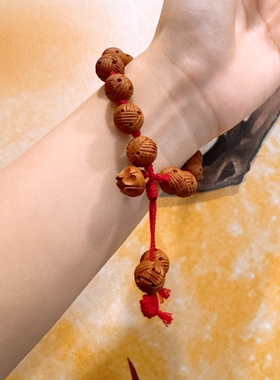 桃核转运珠手串男女本命年护身符