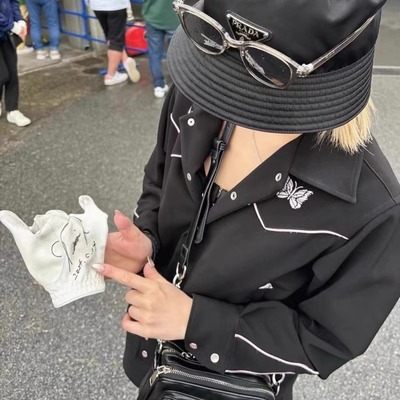 Needles track COWBOY JKT蝴蝶刺绣小众复古宫廷翻领夹克西装外套