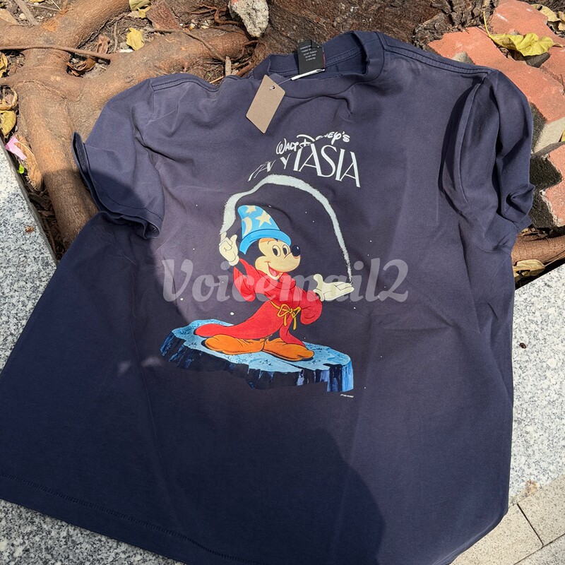 NIC Saint Michael米奇美式复古做旧宽松男女短袖T恤 Vintage tee