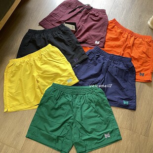 Needles BMS蝴蝶速干短裤男美式潮牌休闲宽松沙滩户外运动五分裤