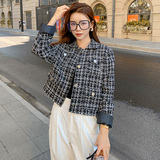 2021春装新款外套短款夹克小香风气质上衣现货，女装短外套，铱本正襟
