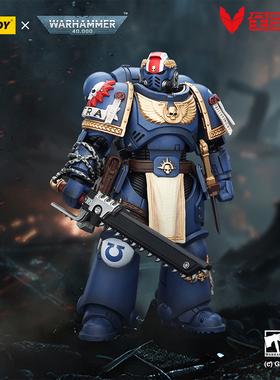 JOYTOY暗源 1/18战锤40K极限战士剑卫小队胜利桂冠泰图斯模型手办