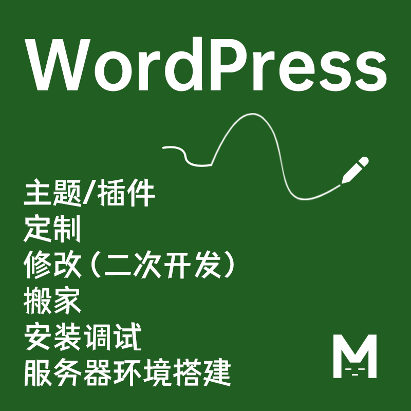 wp主题修改 wp插件二次开发 wp国外主题安装购买wp服务器环境配置