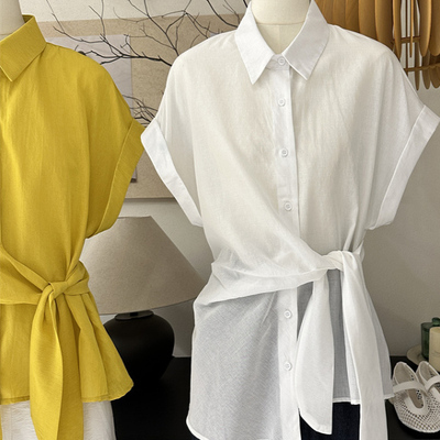 夏季新款显瘦减龄百搭小衫上衣女