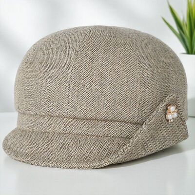 女遮阳渔夫帽中老年人妈妈帽子夏天老人奶奶薄布帽春秋季休闲盆帽