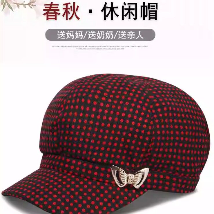 布帽2024新款老人奶奶春秋