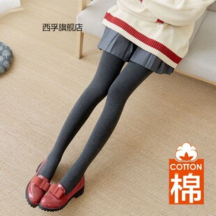子棉裤 秋冬季 袜弹力一体踩脚裤 女外穿保暖连裤 内穿 加绒加厚打底裤
