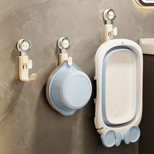 吸盘脸盆置物架免打孔收纳挂钩