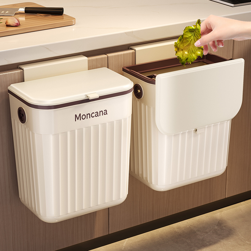 厨房垃圾桶带盖家用2025新款