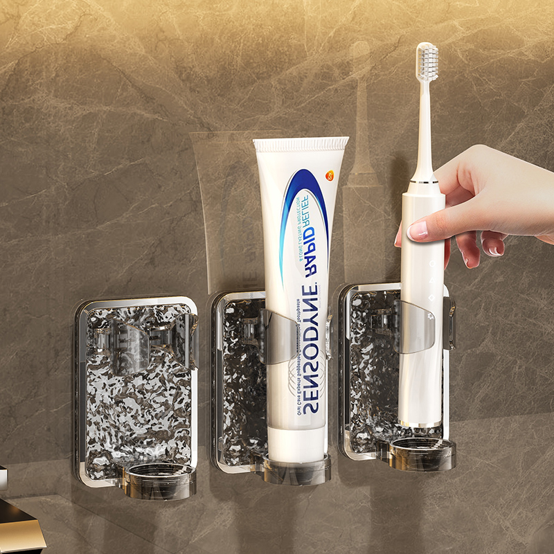 电动牙刷置物架壁挂式免打孔