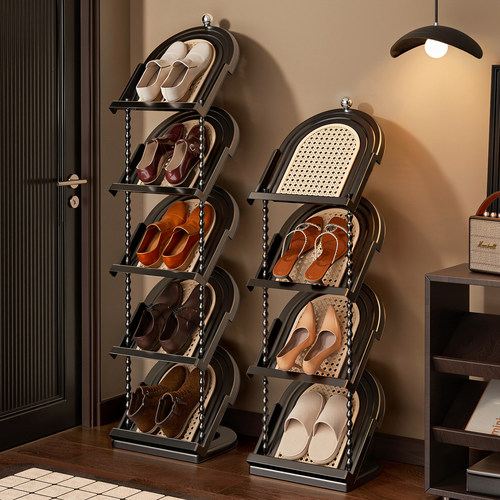 中古风鞋架多层家用门口鞋柜