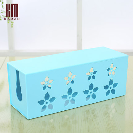 kaman大号电线收纳盒理线盒插座插板电线整理盒电脑线电源集线盒