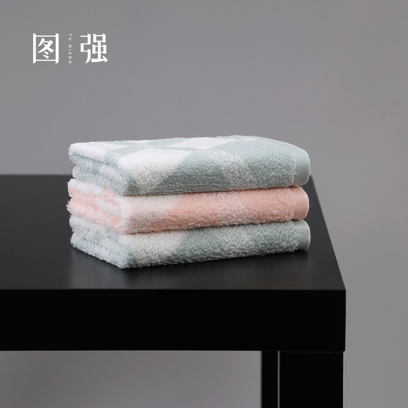 图强方巾新疆纯棉洗脸家用全棉吸水抗菌儿童婴儿宝宝柔软小毛巾,居家布艺,毛巾/面巾,淘宝优惠券,粉丝福利购,淘宝优惠卷