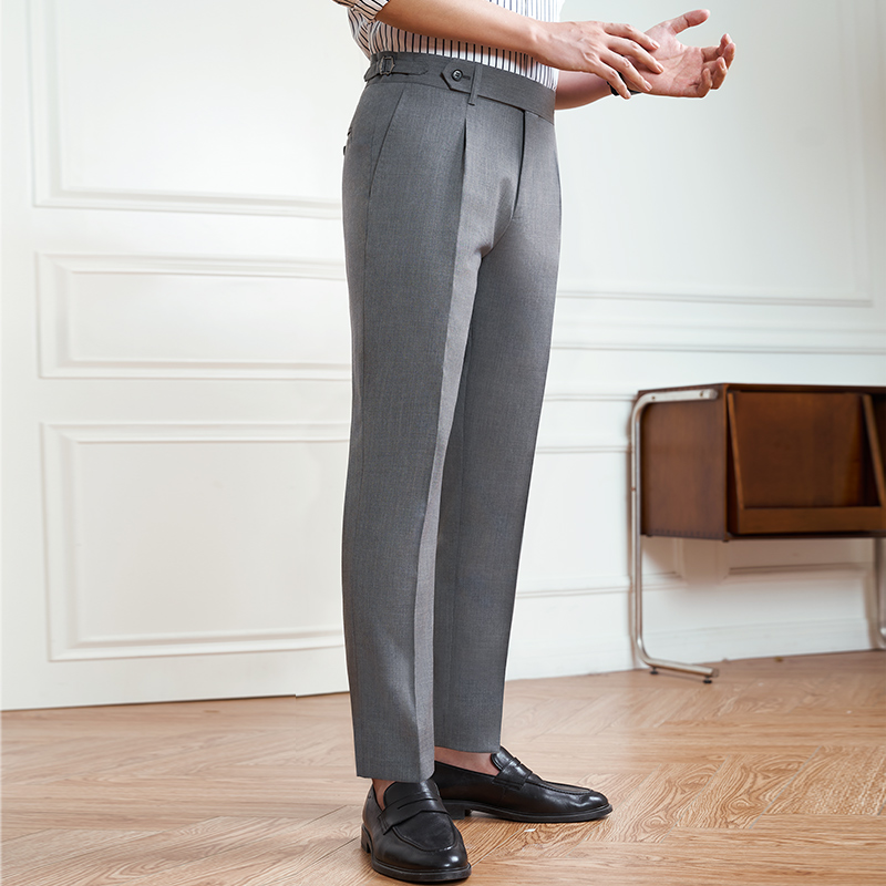 澳嘉可机洗男士羊毛西裤