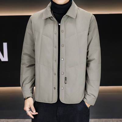 冬季新款轻薄羽绒服男士