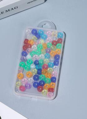 假睫毛吸油纸包装盒双眼皮贴修眉刀塑料收纳盒粉扑防尘化妆工具盒