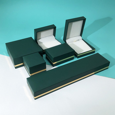 金边孔雀绿直角充皮纸首