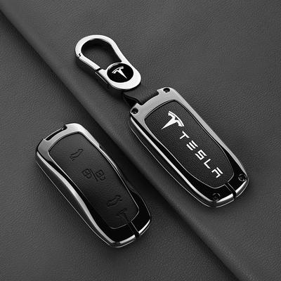 丰适用特斯拉钥匙套Tesla壳X遥控modelS实体丫modelX扣model3/Y/S