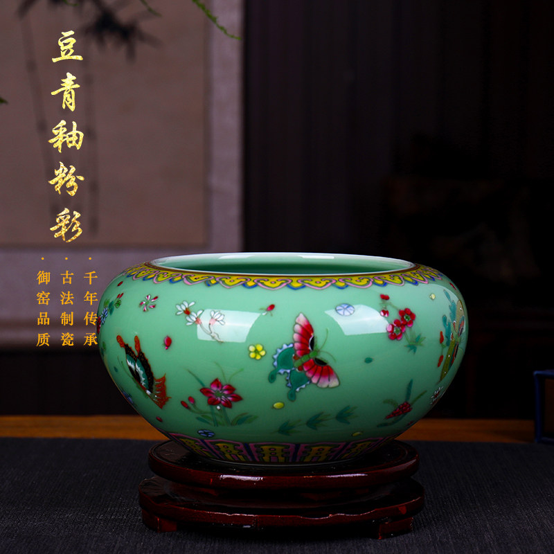景德镇陶瓷器摆件博古架花瓶桌面