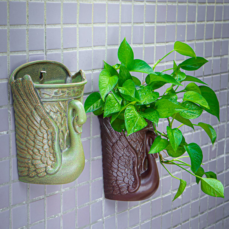 免打孔悬挂式垂吊院装饰陶瓷