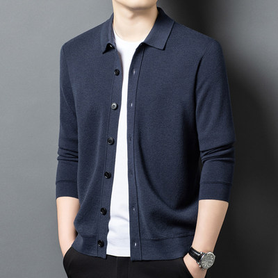 恒源祥秋冬新款羊绒衫男