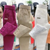 百搭九分裤 2023夏秋薄款 直筒萝卜裤 女宽松显瘦哈伦裤 潮 棉麻休闲裤