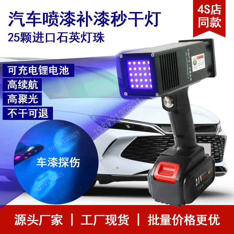 苏仑电科车漆检测探伤手持UV灯