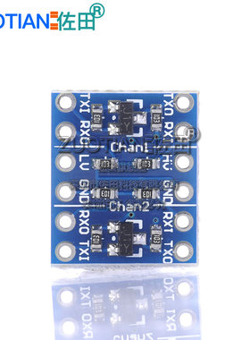2路电平转换模块 3.3V转5V 5V转3.3V自带3.3VLDO 工作指示灯
