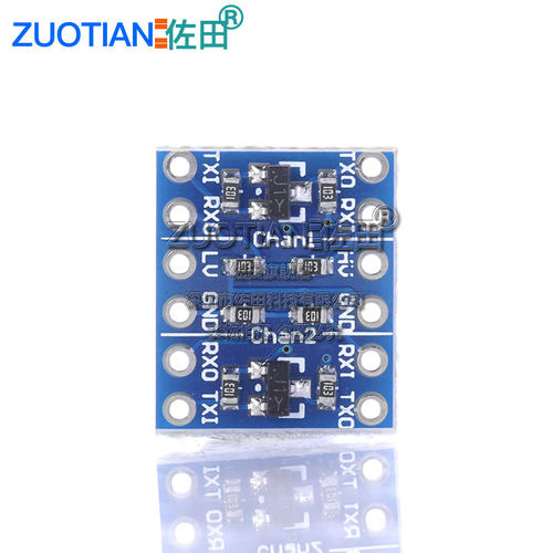 2路电平转换模块 3.3V转5V 5V转3.3V自带3.3VLDO 工作指示灯