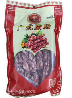 创腊园中山特产黄圃广式生晒腊肠