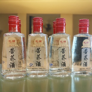 125ml42度毛辅苦荞酒16年老酒陈年露酒网红收藏库存老酒整箱包邮