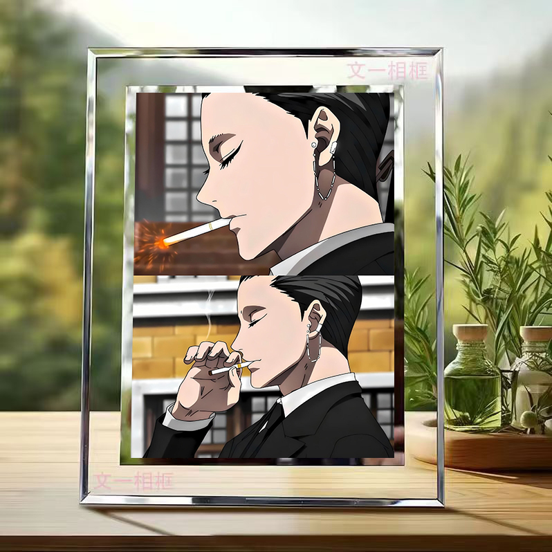 魔女与野兽周边学生版水晶玻璃相框定制照片摆件生日礼物送男生