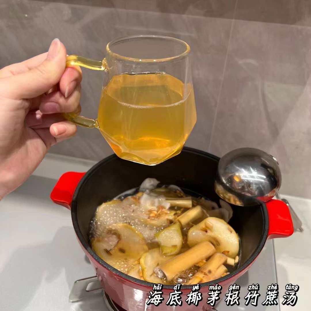 竹蔗胡萝卜茅根汤四季清热汤广东凉茶清甜汤包适合拉羊屎蛋不排便