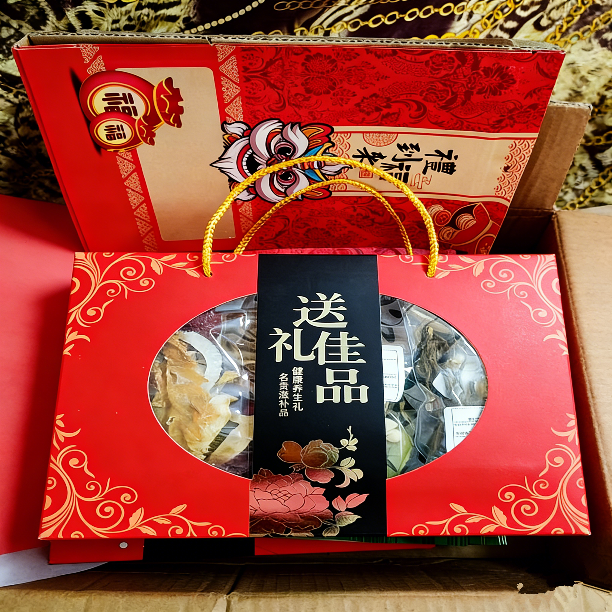 汤包礼盒组合7包霸王花羊肚菌虫草花汤料滋补养生汤炖鸡排骨食疗