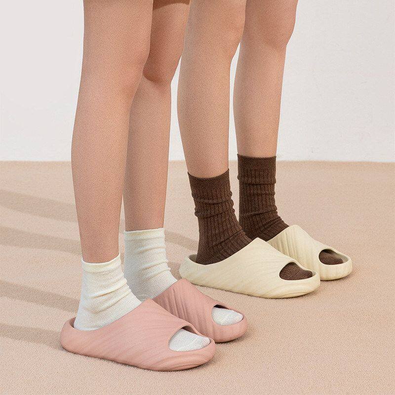 厚底拖鞋男女室内居家拖鞋防滑轻便软底户外运动耐磨踩屎感凉拖鞋