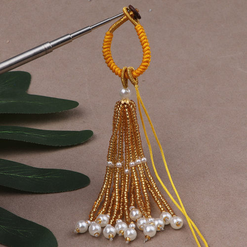 彩色流苏穗子串珠挂饰配件钥匙扣