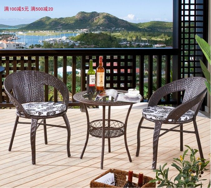 会客大气空间阳台桌子小茶几露天户外工艺现代简约圈椅藤家具钢化|ruв категории жилой мебели, несколько видов, чайный столик - от Buy2taobao.com для оказания профессиональной услуги покупки агента Taobao